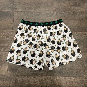 VINTAGE 1997 Looney Tunes Taz Pot of Gold/ Luck of the Irish Underwear Boxers